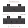 thumbnail image 3 of 2Pcs HIFI 4-Way Bi-Directional 3.5mm Stereo Audio Switcher with Mute Button for PC Headphones Speakers 4 Inputs 1 Output, 3 of 8