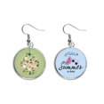 thumbnail image 1 of La Navidad Santa Claus muñeco de nieve árbol verde Pendientes de sandía verano lóbulo desgaste Unbranded M, 1 of 3