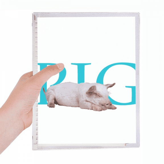 restaurant business pig food type notebook loose diary refillable journal statiry