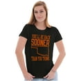 thumbnail image 4 of Sooner Than You Think Oklahoma Pride Womens Slim Fit Graphic Tee Brisco Brands L, 4 of 5