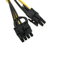 MOVAWAKY PCIE 6pin to 2x 6+2pin (6pin/8pin) Power Splitter PCIE pciExpress