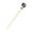 Spider silver screws, variant on Halloween Threaded Pencils, Metal and Wooden Anti Anxieties Writing Tool for Quiet Fidgeting During Work or Study