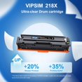 thumbnail image 4 of Tóner VIPSIM 218X, paquete de 4, compatible con HP 218A, 4 of 6