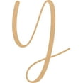 thumbnail image 1 of Wood MDF Letter Y, Craft Alphabet 4'' Small Home Décor, Buttey Honey Font, 1 of 3