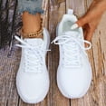 thumbnail image 6 of Yindaity Women'S Wide Fashion Sneaker Shoes for Women Sneakers White,8.5, 6 of 6