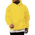 thumbnail image 5 of Hoodies For Men Lightweight Hooded Sweatshirts Mens Casual Hooded Collar Drawstring Hoodies Pullover Sweatshirts Casual Long Sleeve Shirts With Pockets, 5 of 7