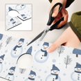 thumbnail image 6 of Yayeee Faucet Mat for Kitchen Sink 30" Diatomite Long Splash Guard Pad, Cartoon Snowmen, 6 of 7