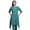 Green, variant on Bimba Gray Damask Floral Women Kurtas Ethnic Printed Asymmetric Summer Wear Tops For Women Large