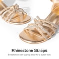 thumbnail image 2 of DREAM PAIRS Girls Dress Shoes Sandals Low Heels Ankle Strap Flower Wedding Party Shoes for Little Kid/Big Kid, 2 of 6