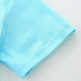 thumbnail image 4 of Boys Tshirts Summer Girls Short Sleeve Cute Cartoon Prints Casual T Shirt Tops Kids Clothes Light Blue 3 Years-4 Years, 4 of 6