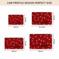 thumbnail image 4 of Valentines Door Mat Indoor Outdoor, Black White Love Heart Red Non Slip Welcome Mat with Rubber Backing, Absorbent Fabric Front Door Mats Entryway Rug for Home Patio Entrance 24"x36", 4 of 8