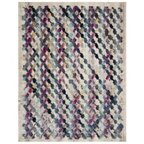 SAFAVIEH Radiance Simon Geometric Area Rug, Cream/Multi, 8' x 10'