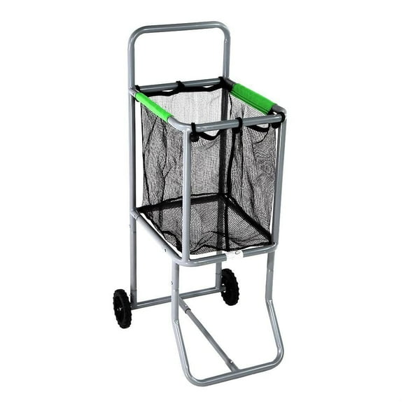 SKYWALKER SPORTS Baseball Cart with Wheels, Sports Ball Cart, Powder Coated, Heavy Duty Steel Frame for Softball or Baseball Practice