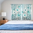 thumbnail image 6 of Farmhouse Farm Kitchen Curtains Rustic Vintage Cute Animal Short Curtains for Windows Country Cow Barn Buffalo Checked Windmill Rod Pocket Small Cafe Window Treatment Drapes 2 Panels (26x36 Inch), 6 of 6