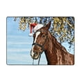 thumbnail image 7 of Area Rugs For Living Room Decor - Christmas Horse Soft Anti Slip Throw Washable Rugs 5x7 For Bedroom, Indoor Carpet For Bedroom Living Room 80x58In, 7 of 7