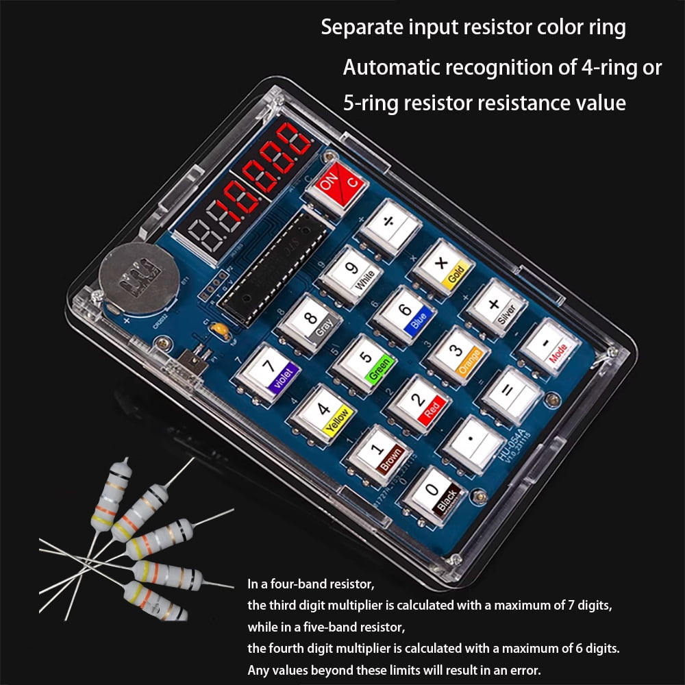 Gikfun 6-Bit DIY Calculator Kit Soldering Practice Kit Desktop Calculator Soldering Project Electronic Kit For College and High School Students to Learn and Use Soldering