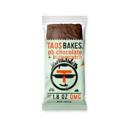 Taos Bakes Peanut Butter Chocolate Plus Butterscotch Energy Bar 1.8 Ounce -- 12 per case.