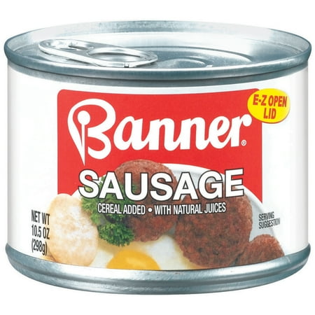 Banner W/Natural Juices Sausage 10.5 Oz Can