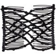 thumbnail image 4 of HAHADAXA Tendance Mode Peignes Doubles Extensibles Faciles Peignes Magiques - Noir et Blanc, 4 of 7