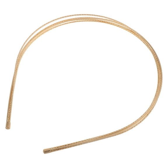 LABSERRON 1Pcs Golden Thin Metal Headbands for Women Design Comfortable Fit for Everyday Wear
