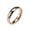 Rose Gold, variant on Men's 4mm Tungsten Steel Classic Simple Domed Rhombus Multi Faceted Stackable Pinky Ring Couple Matching Set Wedding Band Silver Size 10