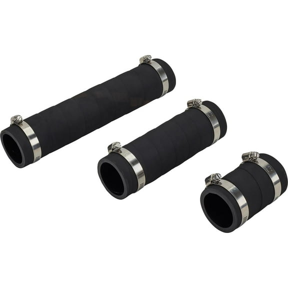 Speedway Motors 2 Inch I.D. Fuel Filler Hose Kit, 4 Inch Length, Includes 2 Hose Clamps, Trim-to-Fit, Heavy-Duty Replacement for Fueling Hose Assembly