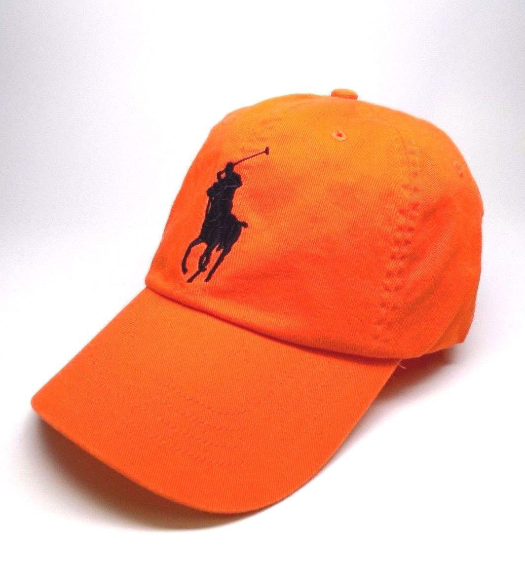 Polo Baseball Cap With Fine Embroidery 3 Big Pony Logo Adjustable Men's Hat  New
