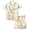 a-Beige429133, variant on Boys Kids Two Piece Summer Homewear Set With Lightning Print Notch Collar Short Sleeve Shirt Elastic Waist Shorts For Home Relaxation Cozy Set