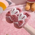 thumbnail image 4 of Pantuflas de algodón para niños, otoño, niñas, lindas, para el hogar, interiores, de felpa, cálidas, antideslizantes, para bebés, niños, invierno, 4 of 5