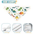 thumbnail image 6 of Dog Bandana 1 Pack,Colorful Dinosaur Pattern with Eggs and Bones Bandanas for Dogs,Cat Bandana,Small/ Large Dog Bandana 2 Size,Dog Bandanas, 6 of 6