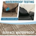 thumbnail image 2 of 100% Waterproof Recliner Chair Covers, 28" Recliner Cover Chair Covers with Side Pocket &Non-Slip, Reclining Furniture Protector for Large Power Lift Recliner (Beige), 2 of 6