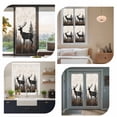 thumbnail image 7 of Forest Elk Window Privacy Film, Rustic Nature Tree Retro Deer Silhouette Static Cling UV Sun Blocking Heat Control Window Tint Day and Night, Non-Adhesive One Way Windows Privacy Cover 17.7''x78.7'', 7 of 7