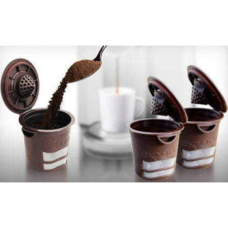 Ekobrew 2.0 K Cup Reusable Coffee Filter, Brown Reusable Filter
