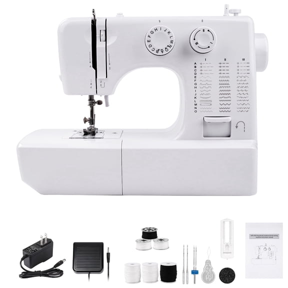 Victool 818 Mini Electric Sewing Machine 45 Stitches Household Multifunctional Sewing Machine US Plug
