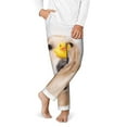 thumbnail image 2 of Yiaed The Dog Is Sitting In A Bubble Bath Print Teenagers' Lounge Pants, Loose PJ Bottoms, Long Pajama Pants for Men-, 2 of 6
