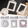 thumbnail image 2 of Daily Mix Store FROVOL 10 Pcs Hollow Embossed Photo Frame Material Paper Junk Journal Planner Scrapbooking Craft Paper Vintage Cardstock Decorative, 2 of 9