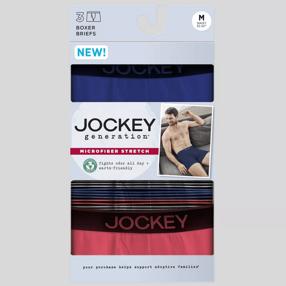 Jockey Generation™ Men's 3pk Microfiber Boxer Briefs