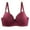 Red, variant on WCJM Pink Women's Plus Size Bras Soft Thin Underwire Support Sleep Bra Underwear Anti Sagging Gathered Bralettes