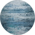 thumbnail image 2 of Addison Rugs Mayfield Premium Machine Washable Transitional Abstract Blue Round Rug, 8' x 8', 2 of 6