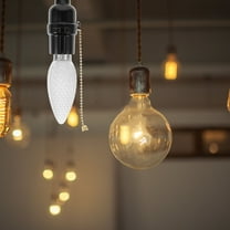 GAXIRE 2-Pack Patterned LED Candle Bulbs E14 Socket Colored Candelabra Bulb Replacement for Christmas and Holiday Decorations