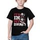 thumbnail image 1 of It's In My DNA, Baseball Sport Player, Baseball T-Shirt for The Youth, Soft Fabric, Breathable, Comfortable Short Sleeve Tees Perfect for Summer, Birthday Gift to Teens, 1 of 8