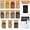 Square_8oz*12, variant on MEGADOO 8.45oz Glass Spice Jars with Bamboo Lids, 12 Pack Airtight Seasoning Containers with Labels