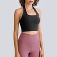 thumbnail image 4 of Top sin mangas para mujer, sin espalda, sujetadores deportivos, camisetas de entrenamiento, correas anchas, Yoga, gimnasio, 4 of 6