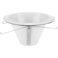 thumbnail image 3 of 6" Satin White Recessed Open Trim for 6" Shallow Housing (P806S Series), 3 of 6