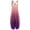 Purple rompers for women, variant on Wycnly Rompers for Women Fashion Loose Baggy Backless Strap Ladies Long Jumpsuits Casual Summer V-Neck Sleeveless Formal Gradient Print Maxi Womens Jumpsuits on