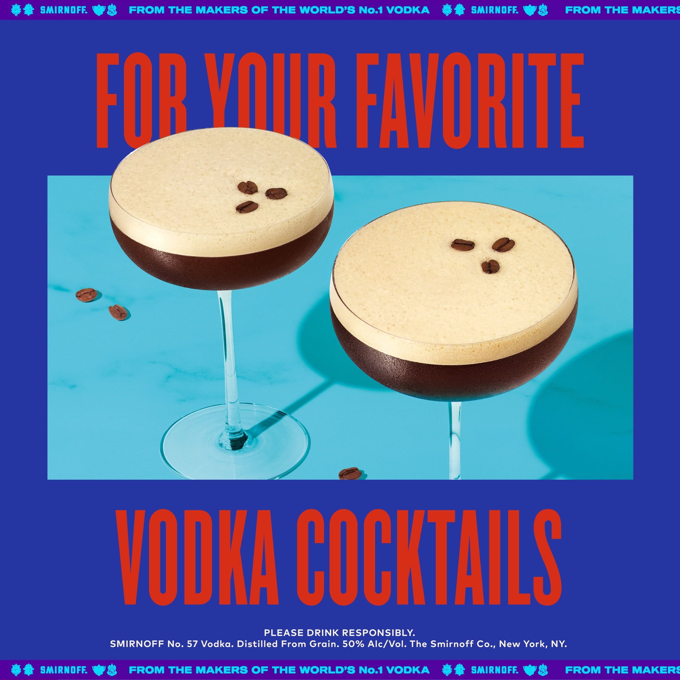 Smirnoff 100 Proof Vodka, 750 mL, 50% ABV