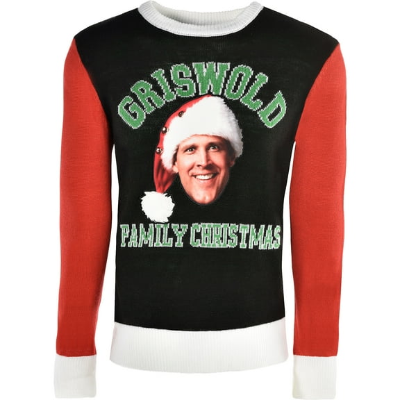 Amscan Xmas Vacation Ugly Christmas Sweater for Adults, Large/X-Large