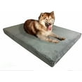 thumbnail image 7 of Dogbed4less 55"X47"X4" Size Gray Microsuede Washable External Replacement Cover Only, 7 of 7