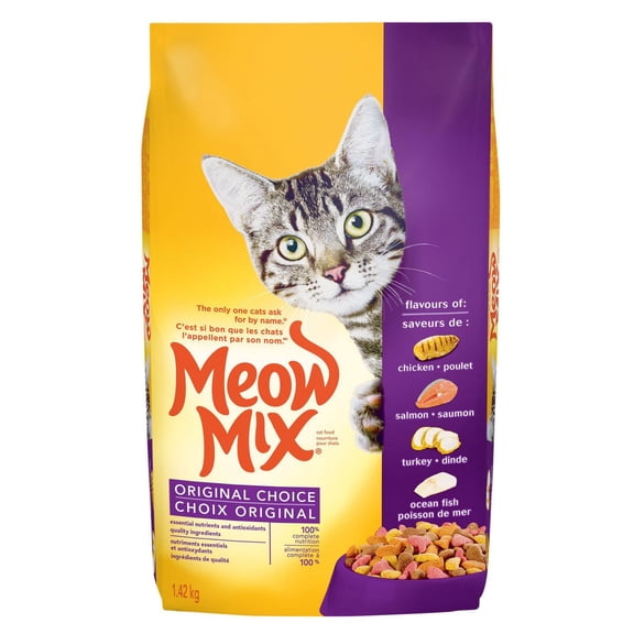 Meow Mix Cat Food Original Choice 1.42 kg