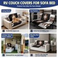 thumbnail image 6 of POLERO Geometric Print RV Jackknife Sofa Couch Covers Stretch, Suitable for Camper Travel, Camper Slipcover Fit for Sofa Bed, 6 of 7